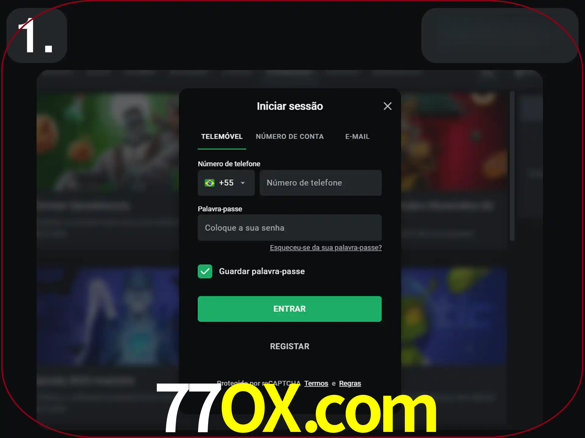Acesse o site.